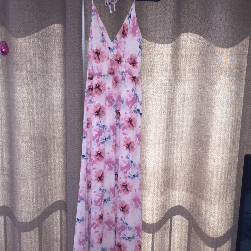 floral maxi dress